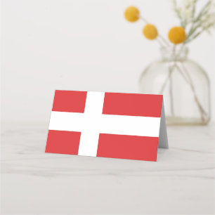Carte De Placement Drapeau du Danemark