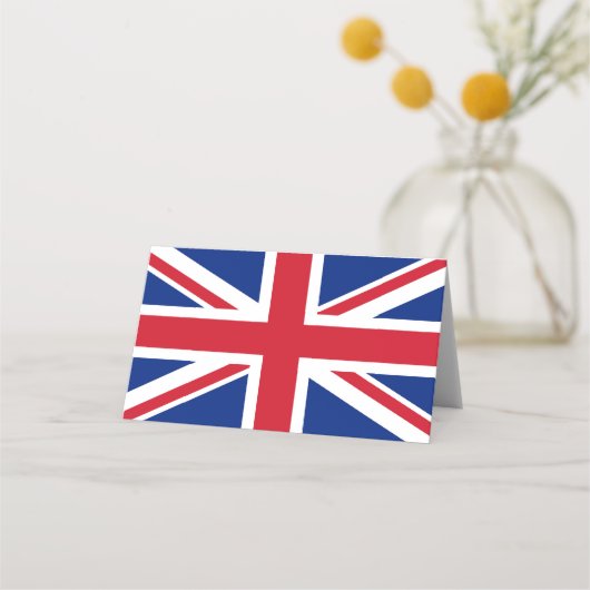 Carte De Placement Drapeau du Royaume-Uni (Devant)