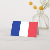 Carte De Placement Drapeau France (Devant)