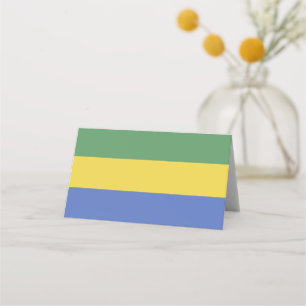 Carte De Placement Drapeau Gabon