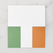 Carte De Placement Drapeau irlandais (Extérieur déplié)