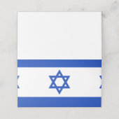 Carte De Placement Drapeau Israël (Extérieur déplié)