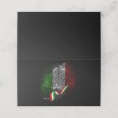 Carte De Placement Drapeau italien (Extérieur déplié)
