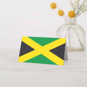 Carte De Placement Drapeau jamaïcain
