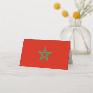 Carte De Placement drapeau marocain