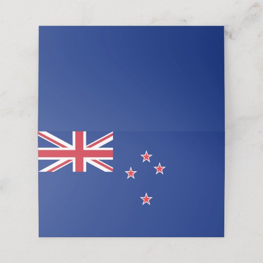 Carte De Placement Drapeau néo-zélandais (Extérieur déplié)
