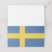 Carte De Placement Drapeau suédois (Extérieur déplié)