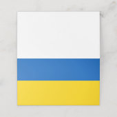 Carte De Placement Drapeau ukrainien (Extérieur déplié)