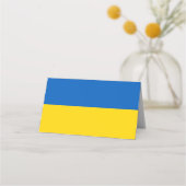 Carte De Placement Drapeau ukrainien (Devant)