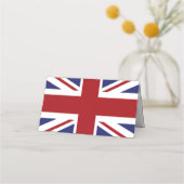 Carte De Placement Drapeau Union Jack Mariage britannique (Dos)