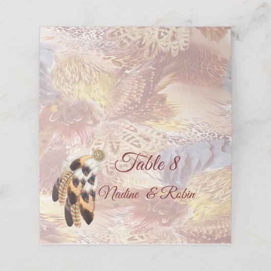 Carte De Placement Dream Catcher (Extérieur déplié)