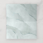 Carte De Placement Dreamy Greenery Mariage Table verte/bleue ID817 (Intérieur déplié)