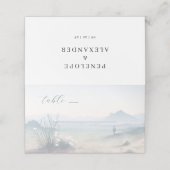 Carte De Placement Dreamy Pastel Desert Landscape (Extérieur déplié)