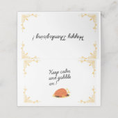 Carte De Placement Drôle carte de table de grâces (Extérieur déplié)