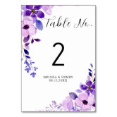 50 Cartes De Placement De Table Mariage Violet Nacré - Porte-Noms Élégants Pour Fête Anniversaire