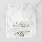 Carte De Placement Dusty Blue Eucalyptus Vert Succulent (Extérieur déplié)