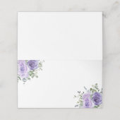Carte De Placement Dusty violet Rose Eucalyptus Botanique Floral (Extérieur déplié)