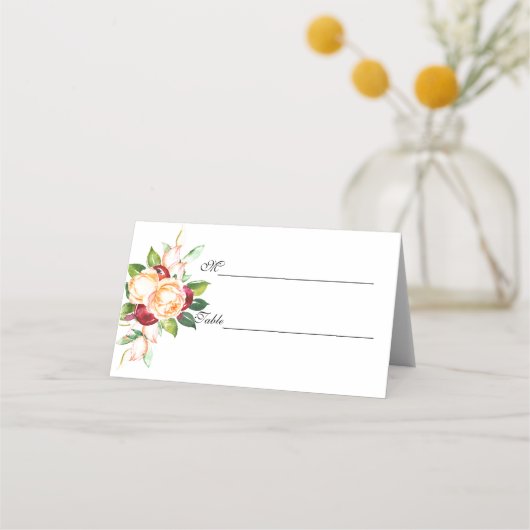 Carte De Placement Eaux roses et Berry (Devant)