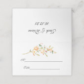 Carte De Placement Eaux roses et Berry (Extérieur déplié)