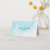 Carte De Placement Eaux vivantes Baptême chrétien orthodoxe (Dos)