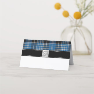 Carte De Placement écossais Clark Tartan Mariage