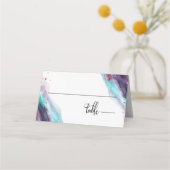 Carte De Placement Écriture manuscrite décontractée Typographie simpl (Devant)