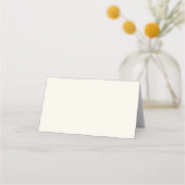Carte De Placement Écriture manuscrite Retro Green Blue Mariage Table (Dos)
