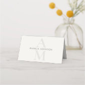Carte De Placement Éditorial Initiale Mariage (Devant)