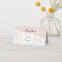 Effets doux violet et gris avec ruban place c