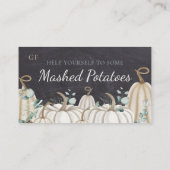 Carte De Placement Élégant automne automne automne Evénement Catalogu (Dos)