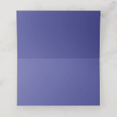 Carte De Placement Elégant bleu violet magenta vert hydrangée florale (Intérieur déplié)