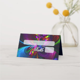 Carte De Placement Élégant Classique Moderne Motif Floral #902 Mariag