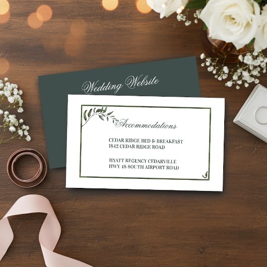 Carte De Placement Elegant Eucalyptus Branch Détails du Mariage