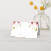 Carte De Placement Elegant Floral Place Card (Devant)