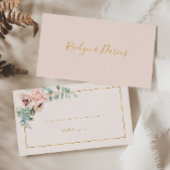 Carte De Placement Élégant flou | Pastel Flat Mariage