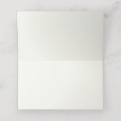 Carte De Placement Elegant Gold n ivoire Scrolls Shield Mariage Table (Intérieur déplié)