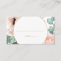 Elégant Jardin Floral Blush | Mariage plat