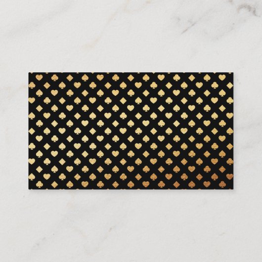 Carte De Placement Elégant Las Vegas Destination Mariage (Dos)