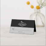 Carte De Placement Elégant Las Vegas Destination Mariage<br><div class="desc">Célébrez dans le style avec ces cartes de table mariage moderne et très tendance. Ce design est facile à personnaliser avec votre libellé d'événement spécial et vos invités seront ravis quand ils verront ces cartes de lieux fabuleuses.</div>