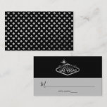 Carte De Placement Elégant Las Vegas Destination Mariage<br><div class="desc">Célébrez dans le style avec ces cartes de table mariage moderne et très tendance. Ce design est facile à personnaliser avec votre libellé d'événement spécial et vos invités seront ravis quand ils verront ces cartes de lieux fabuleuses.</div>