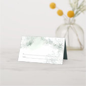 Carte De Placement Élégant Mariage Eucalyptus (Dos)