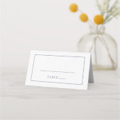Carte De Placement Élégant Mariage simple (Devant)