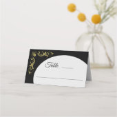 Carte De Placement Élégant Mariage victorien (Devant)