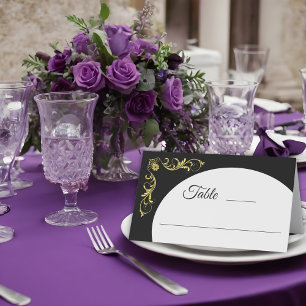 Carte De Placement Élégant Mariage victorien