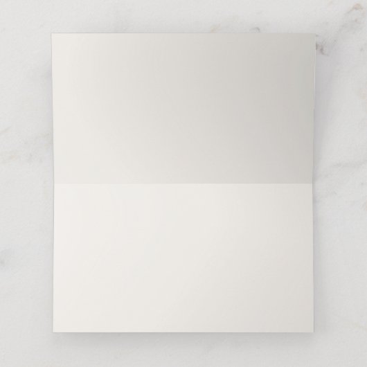 Carte De Placement Élégant Monogramme Moderne Rustique Mariage de gal (Intérieur déplié)