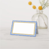 Carte De Placement Elégant Motif Art déco couleur or Mariage (Devant)