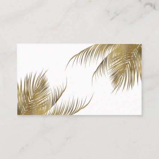 Carte De Placement Elégant Palm Tree Plage Tropical Mariage (Dos)