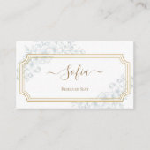 Carte De Placement Elegant personalized wedding placeholder (Devant)