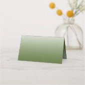 Carte De Placement Elégant Plage Tropicale Palmiers en cuivre (Dos)