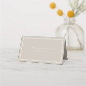 Carte De Placement Elegant Raupe Wedding (Dos)